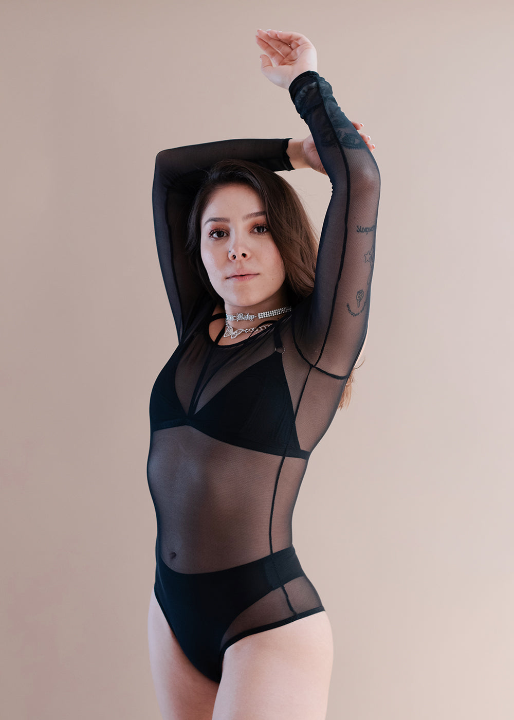 CAMILLE CONJUNTO BODY, BRALETTE Y TANGA