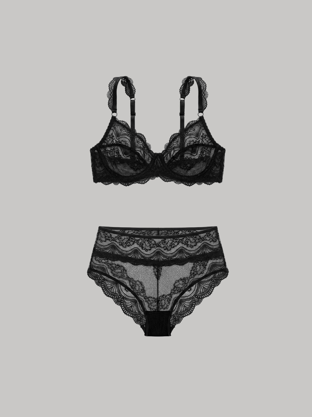 MARIE SET CON PANTY HIGH WAISTED